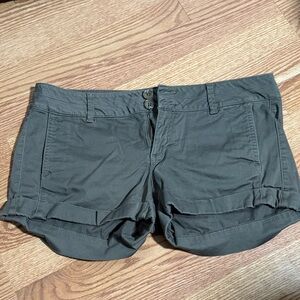 Express Army Green Women's Cargo Shorts